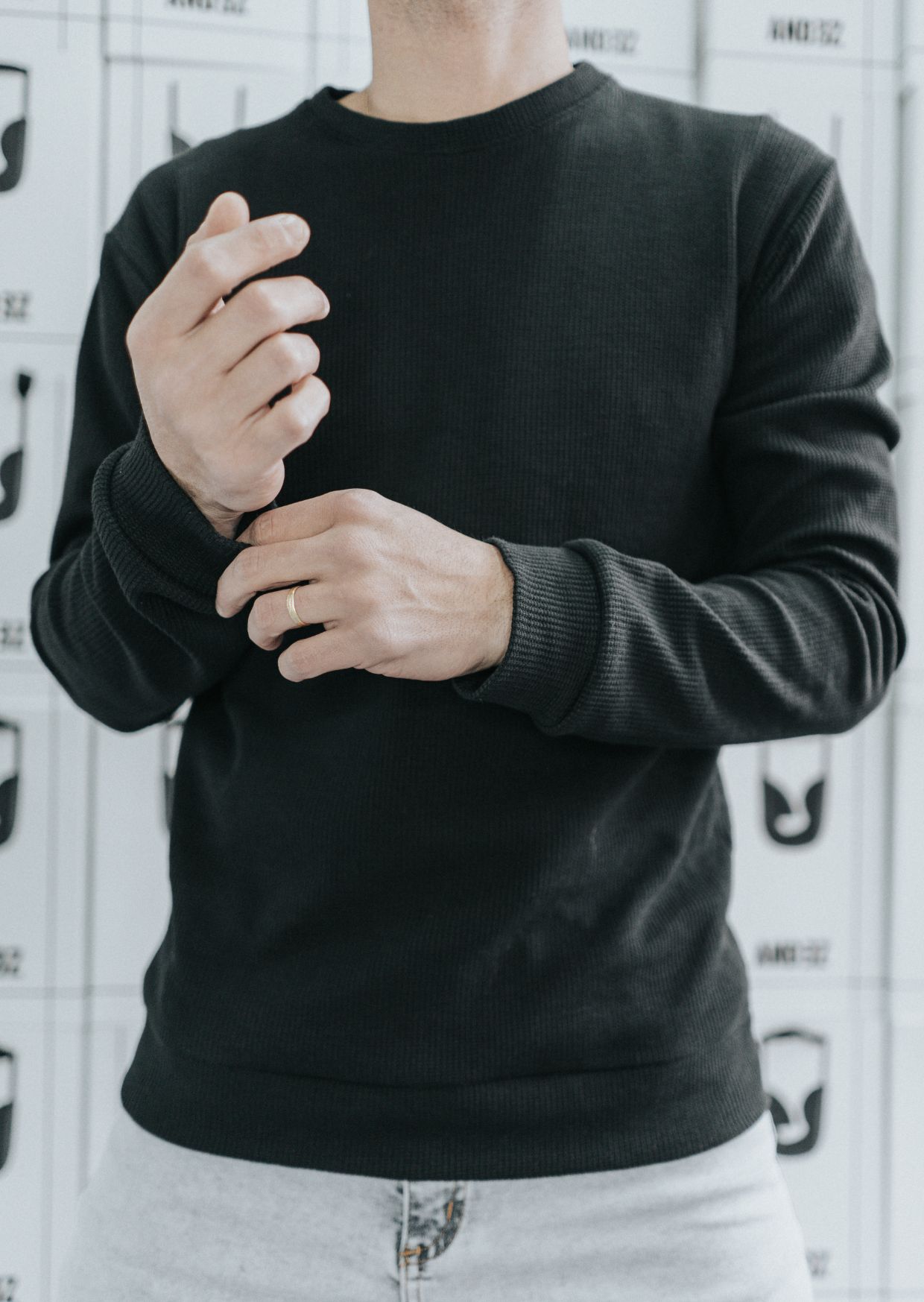 sweater blud negro